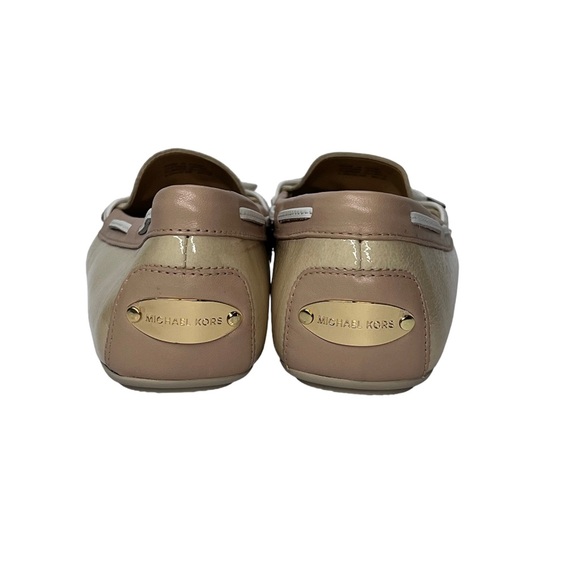 Michael Kors Daisy Moc Slip-On Ecru Loafers Patent Leather Shoes-SZ 6.5 - Picture 8 of 8